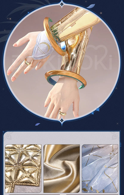 Iuno Cosplay Costume Game Wuthering Waves DokiDoki-SR Women Sexy Dress Costume Iuno Halloween Cosplay Metal Accessories