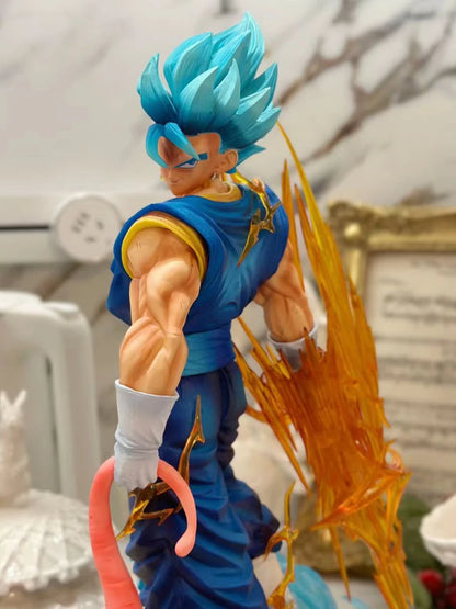 Dragon Ball LK Toys Vegetto Anime Figure 40cm Vegetto 2.0 Figure 3 Heads PVC Statue Collection Model Desk Decoration Custom Toy