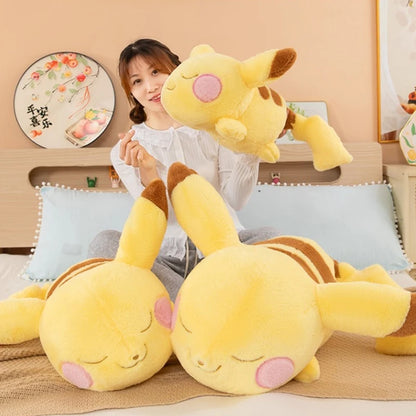 40/70cm Cartoon Large Pikachu Pillow Pokemon Plush Toys Doll Cute Ornament Stuffed Plushie Pikachued Pokémon Gift for Children