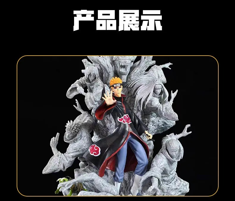 41cm Pain Figures Cartoon Naruto Anime Figure Pain Model Gk Pvc Statue Figurine Doll Collection Car Decotation Children Toy Gift