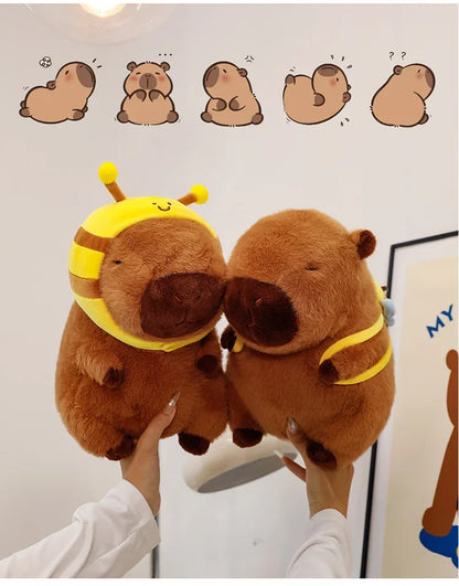 50cm Capybara Plush Simulation Capibara Anime Fluffty Toy Cute Doll Stuffed Animals Soft Doll Plush  Children's Birthday Gifts