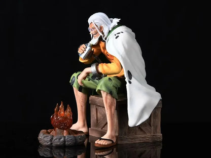 15cm Anime One Piece Silvers Rayleigh Action Figures Pvc Model Statue Room Collection Decoration Ornament Toys Birthday Gifs