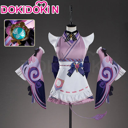 IN STOCK Yumemizuki Mizuki Cosplay Costume Game Genshin Impact【XS-3XL】DokiDoki-N Women Cute Dress Plus Size