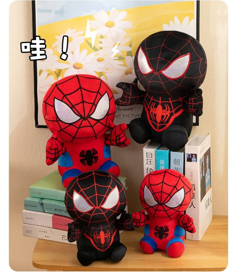 Spider Man Plush Dolls Toys 25/35/45CM Marvel Figure Model Plushies Stuffed Doll Home Room Decor Peluche Pillow Birthday Gifts