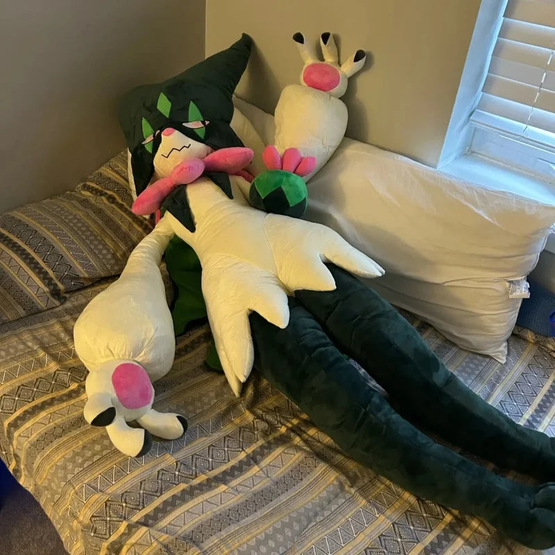 150CM Giant Pokemon Kawaii Meowscarada Plush Cartoon Anime Plushies Comfortable Soft Doll Room Cushion Decor Children's Toy Gift