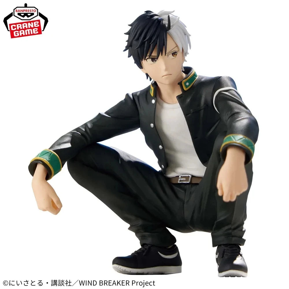 Original Banpresto In Stock Wind Breaker Chatting Time Haruka Sakura Kaji Ren Figure Anime Action Model Genuine Boxed Toys Gifts