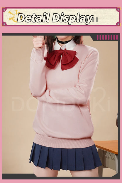 IN STOCK Ayase Momo Cosplay Costume Anime Dandadan DokiDoki-SR Women Uniform JK DAN DA DAN Momo Ayase Okarun Costume Halloween
