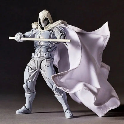 New Moon Knight Figure Revoltech Amazing Yamaguchi Marc Spector Action Figurine Collection Ornament Model Toys Birthday Gifts