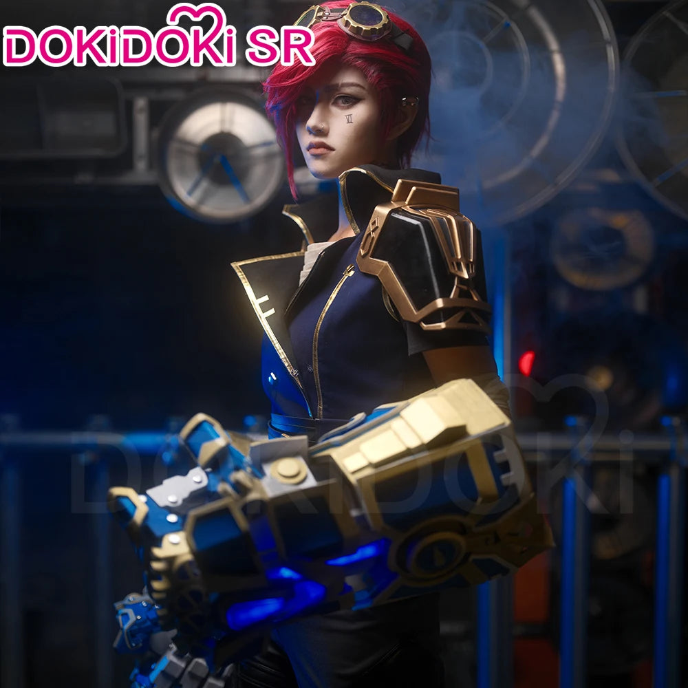 IN STOCK Vii Cosplay Costume Game Cosplay【S-3XL】DokiDoki-SR Women Uniform Suit Vii Costume Halloween Plus Size