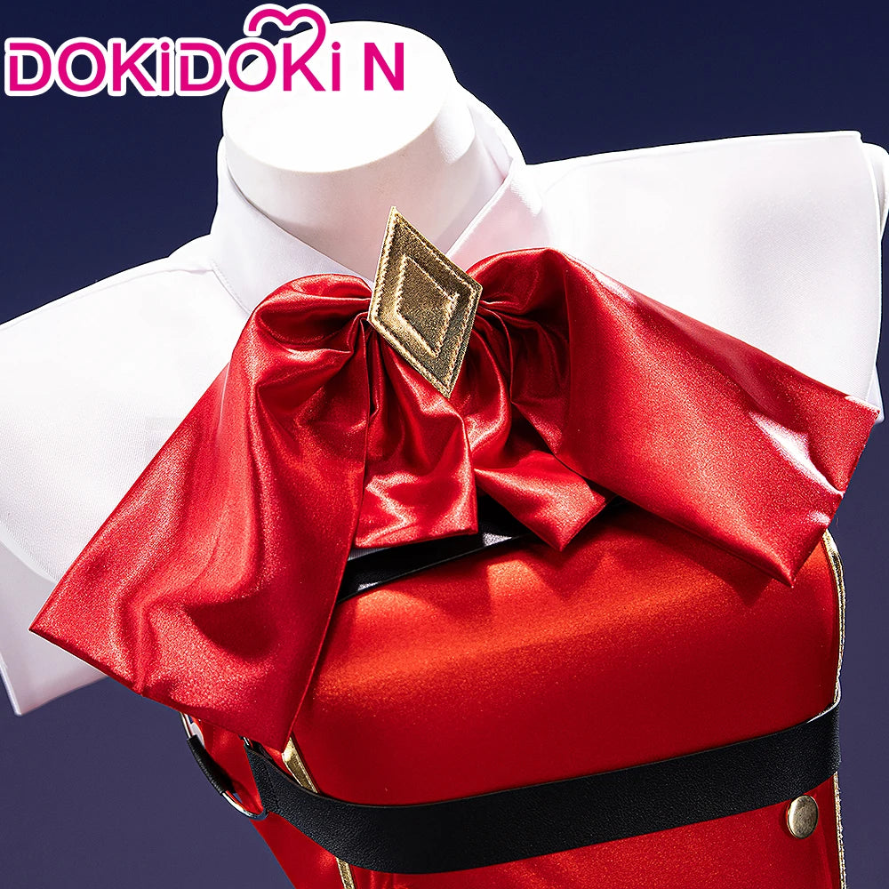 IN STOCK Gold Ship Cosplay Costume Game【S-2XL】DokiDoki-N Women Halloween Red Uniform Gold Ship Costume Plus Size