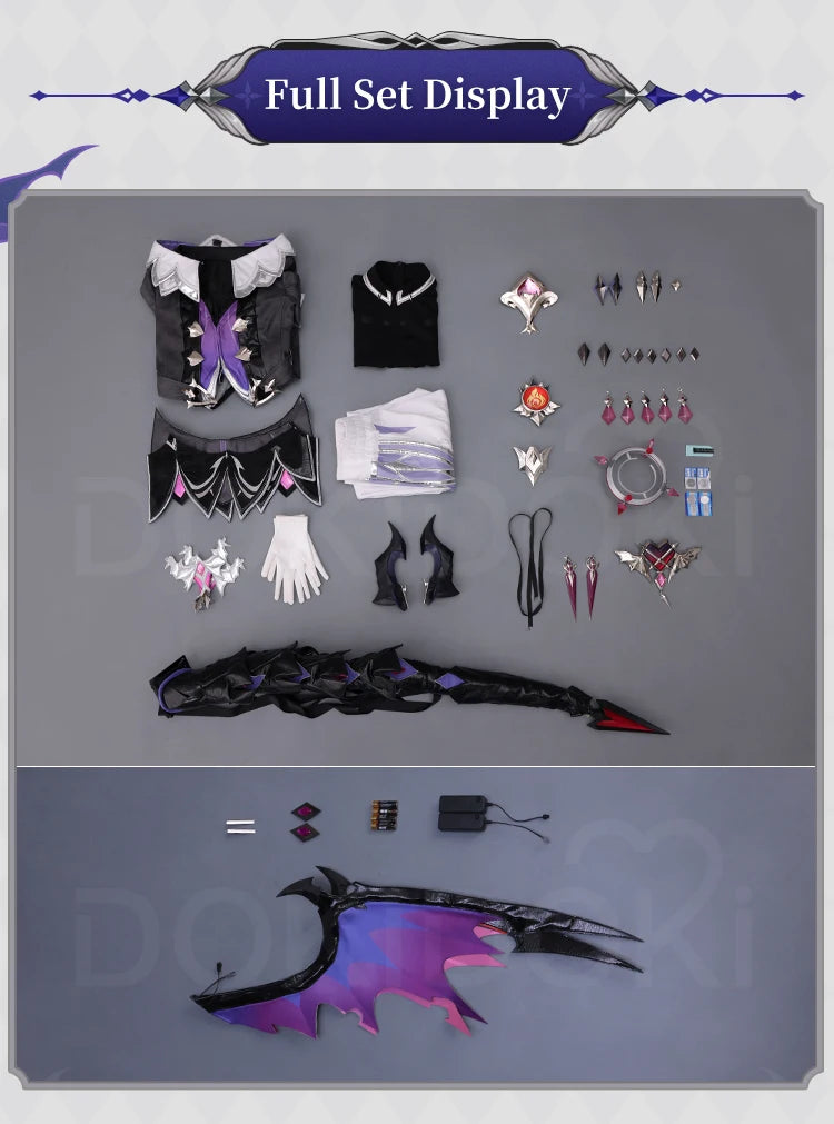 【Special Offer 10% OFF】Durin Cosplay Costume Genshin Impact【S-3XL】DokiDoki-SR Nod-Krai Durin Men Dragon Tail Wings Plus Size