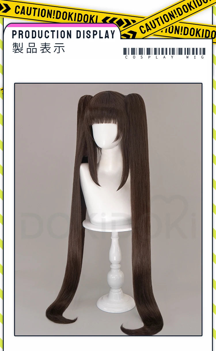 IN STOCK Chocola /Vanilla Wig Nekopara Cosplay DokiDoki Halloween Wig Long brown Hair Chocola Cosplay Ears Vanilla Free Wig Cap