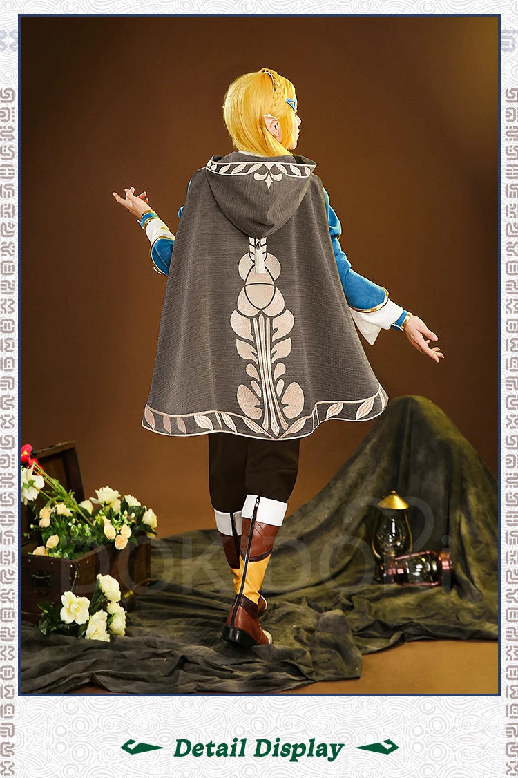 IN STOCK Princess Cosplay Game Costume【S-3XL】DokiDoki-R Cloak Linkk Cosplay Plus Size