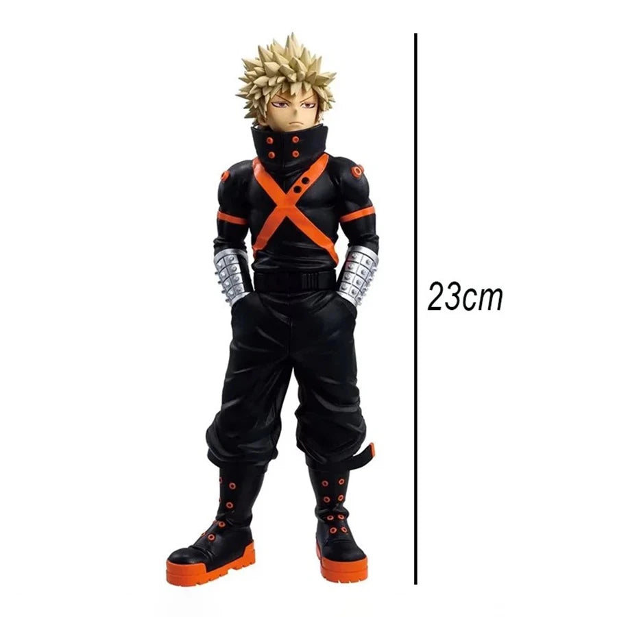 18cm Boku No Hero Academia Bakugo Katsuki PVC Action Figure Midoriya Izuku Todoroki Shoto Collectible Toy - 23cm Box
