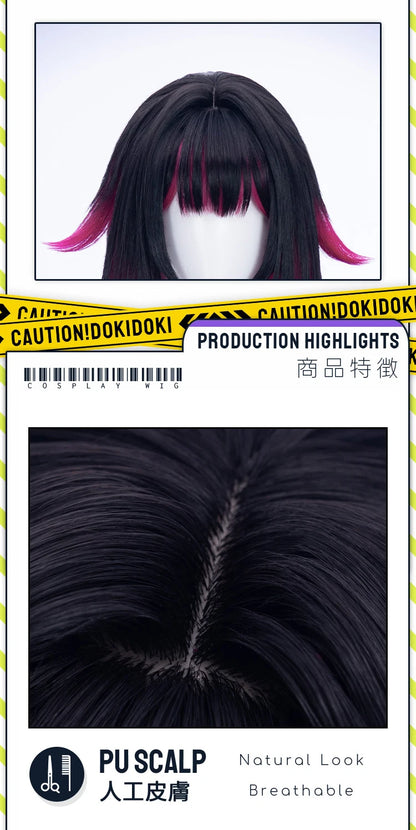 IN STOCK 120CM Columbina Wig Game Genshin Impact DokiDoki Fatui Harbinger Columbina Cosplay Women Cute Halloween Wig Free Cap