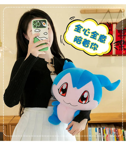 35/45/60CM Large Big Size Chibimon Plushies Kawaii Cartoon Anime Doll Comfortable Soft Doll Children's Ornament Toy Gifts
