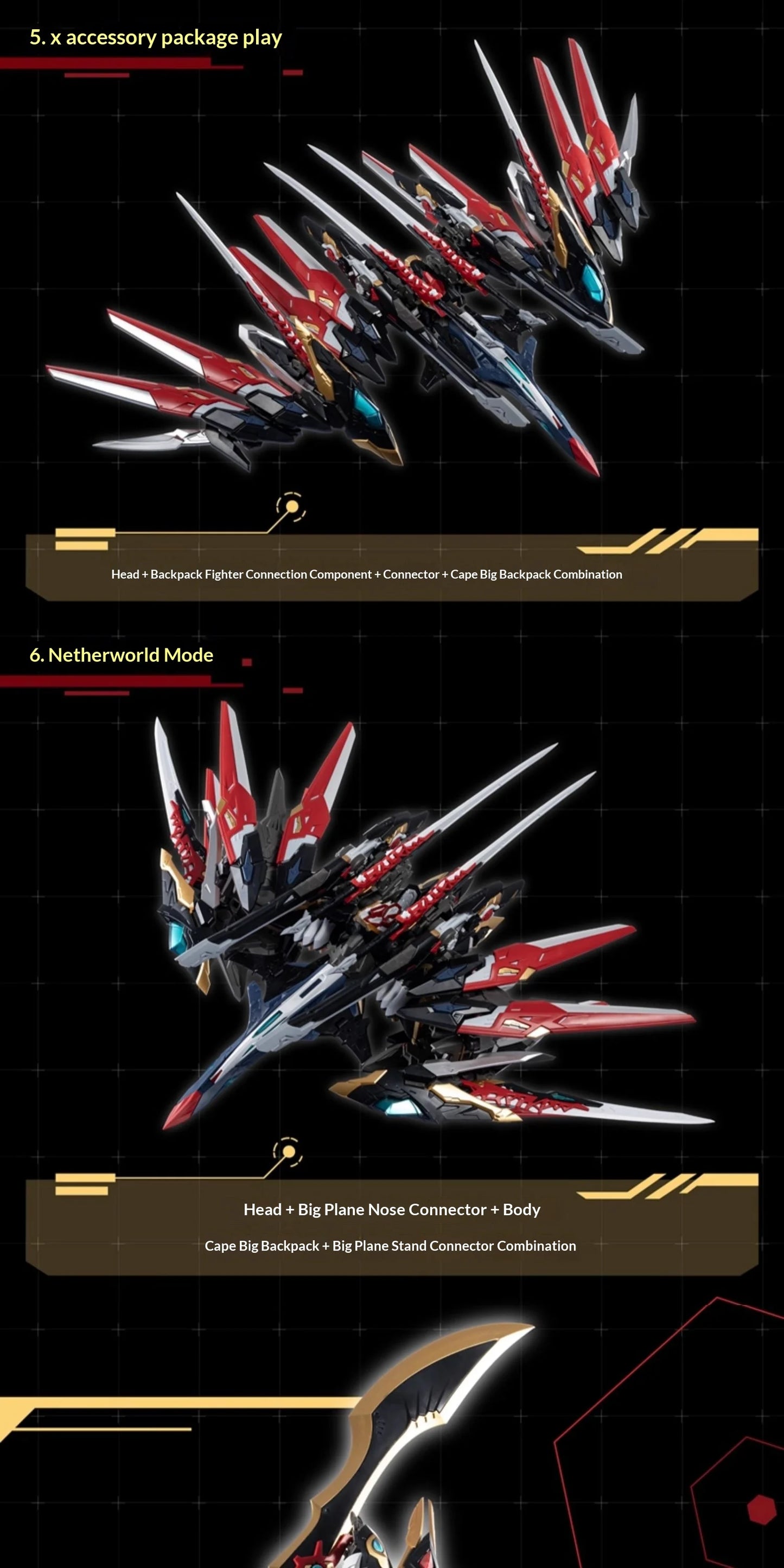Bandai Gan Jiang MNP-XH12 1/100 ABS Mecha Model Kit