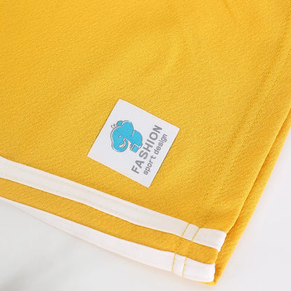 Baby Boys Girls Shorts Kids Toddler 1 to 2 3 4 5 6 7 8 9 10 11 Years Cute Polyester Yellow Children Shorts Korean Summer Clothes