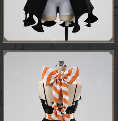 Anime Gachiakuta Amo Empool Cosplay Costume Wig Dress Uniform Tattoo Stickers Cleaners Halloween Party for Women Girls Role Play