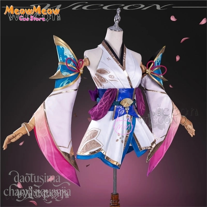 Leagguuee Anime Spirit Blossom Luuxx Costume Polyester Set
