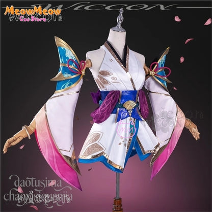 Leagguuee Anime Spirit Blossom Luuxx Costume Polyester Set