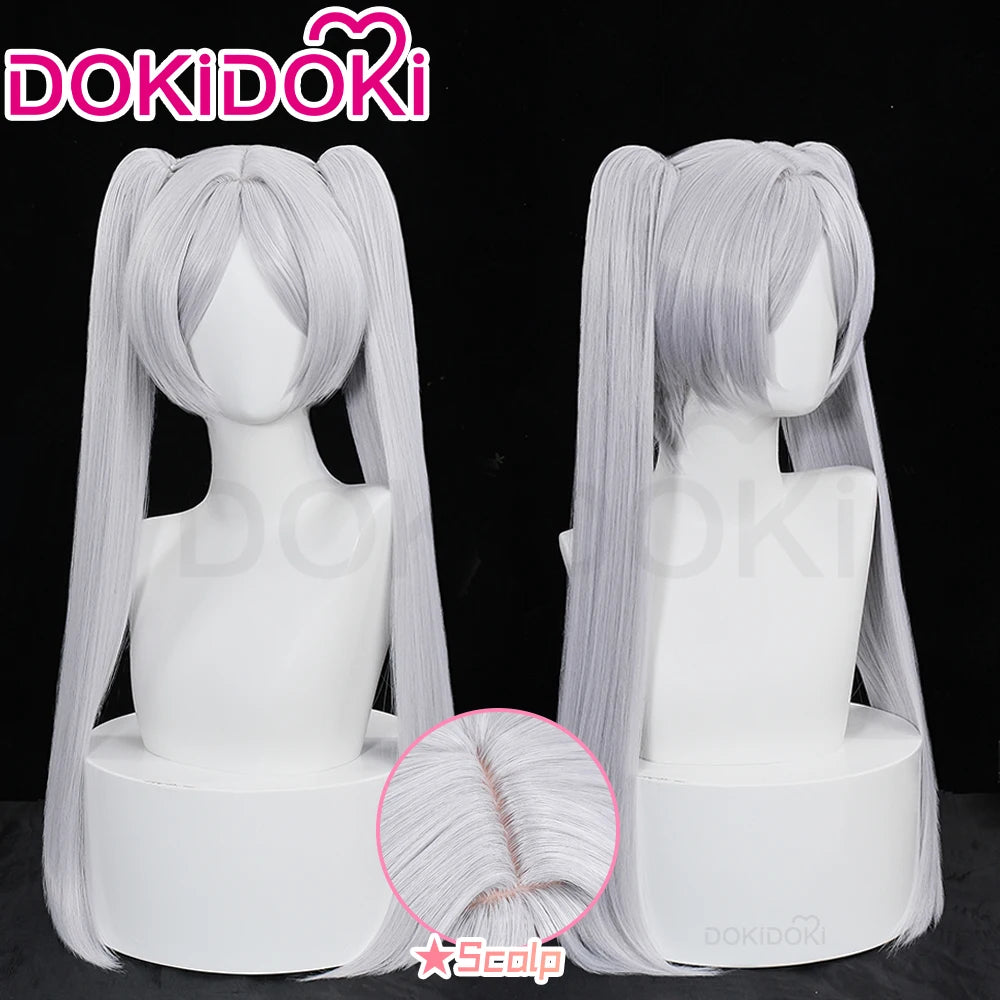 IN STOCK Frieren Wig Anime Frieren: Beyond Journey's End DokiDoki Frieren Cosplay Ear Clip Ears Free Cap