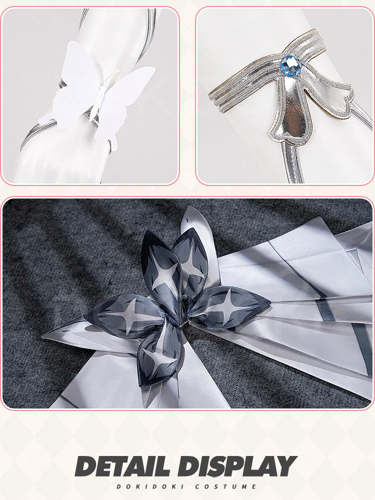 IN STOCK The Shorekeeper Cosplay Costume Game Wuthering Waves【XS-3XL】DokiDoki-N Women Blue Christmas Costume Dress Plus Size