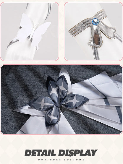 IN STOCK The Shorekeeper Cosplay Costume Game Wuthering Waves【XS-3XL】DokiDoki-N Women Blue Christmas Costume Dress Plus Size