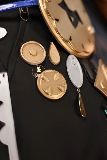 Zenless Zone Zero Lucia Cosplay Costume Wig Uniform Cloak Headwear Tail Spook Shack Halloween Party for Women Girls Role Play