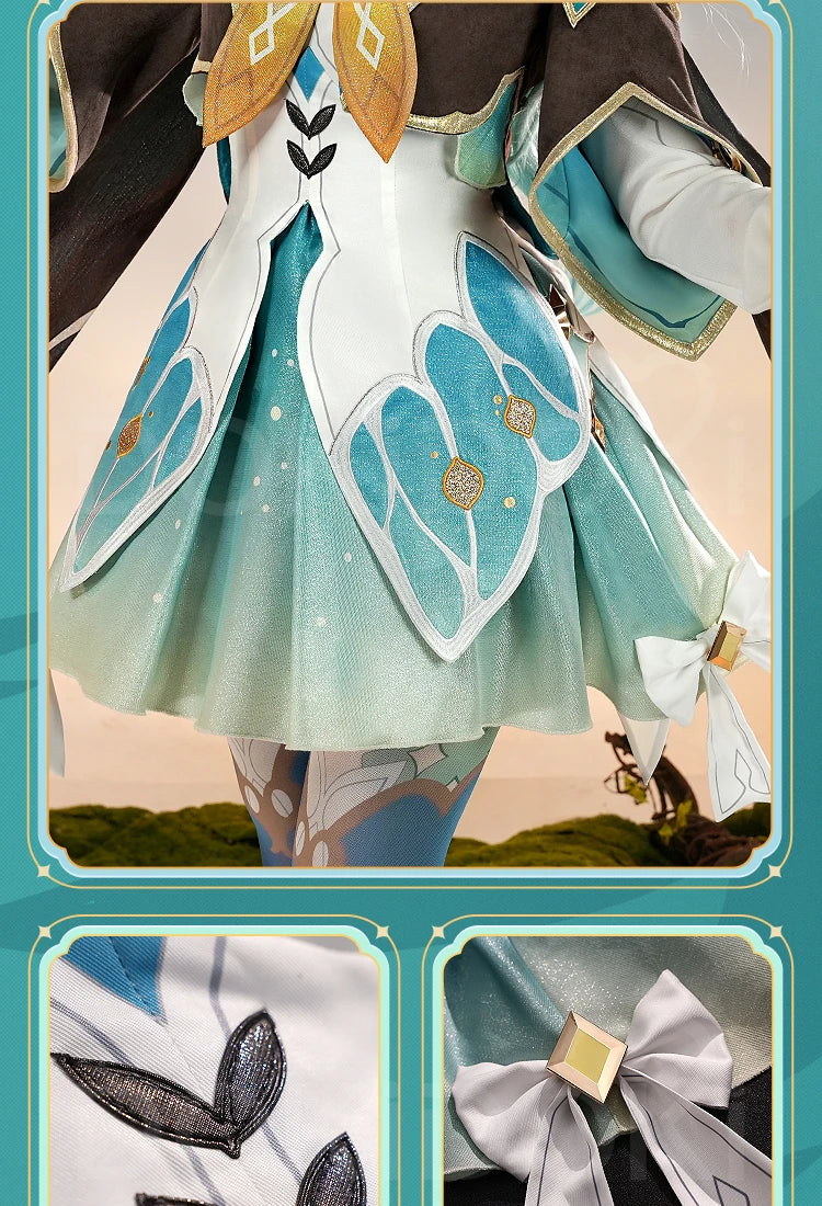 IN STOCK Firefly Cosplay Costume Game Honkai: Star Rail DokiDoki-SR HSR Female Cute Costume Outlet Firefly Cosplay Wig Halloween