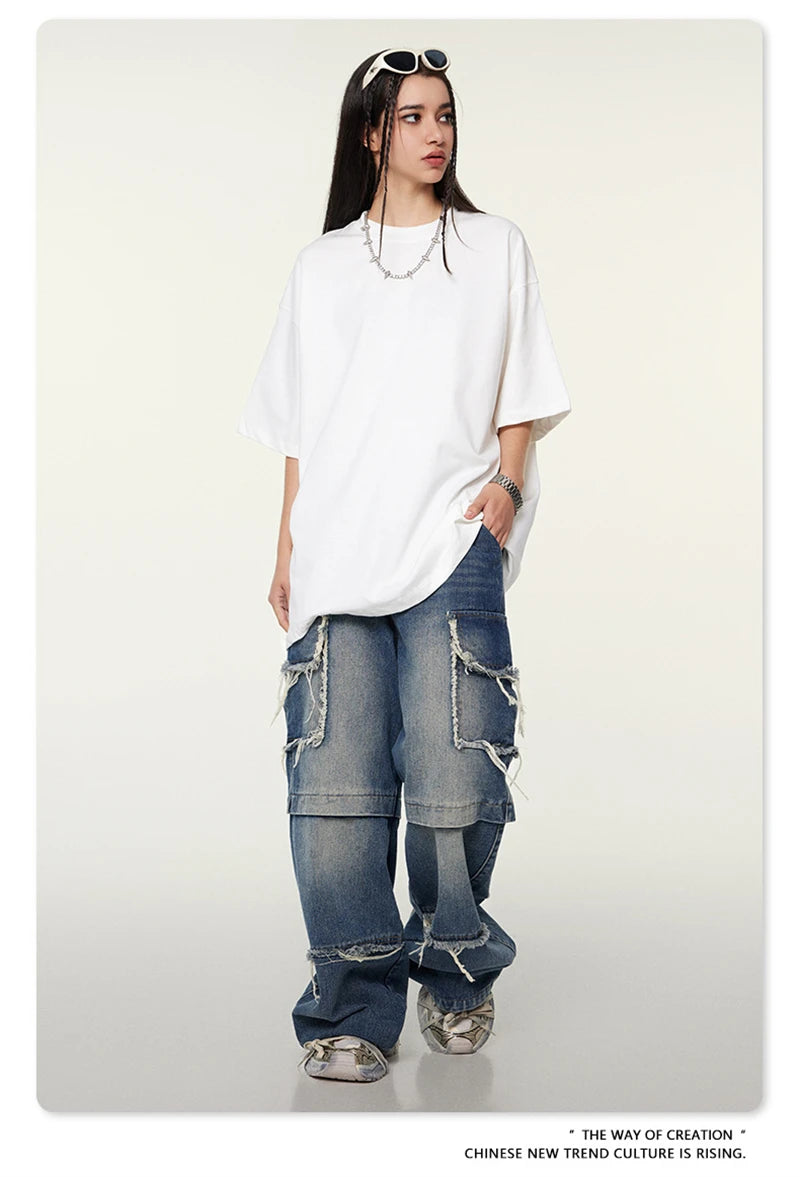 ZODF 2024 Heavy-Weight 345gsm Basic Solid T-Shirts For Men Unisex Women Summer Loose 100% Cotton T Shirt Brand Clothes HY0771