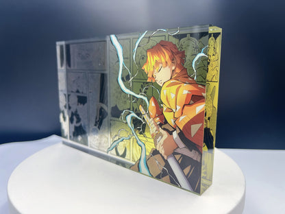 New Demon Slayer Creative High-value Bar Chi Tokitou Muichirou Acrylic Brick Computer Desktop Ornaments Anime Peripheral Gifts