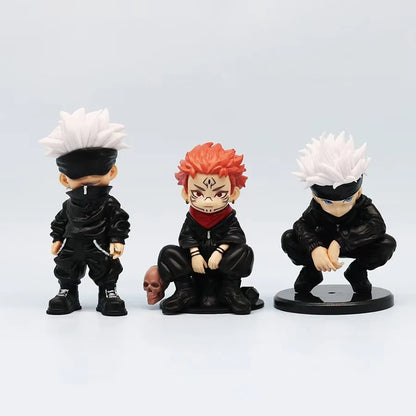 Jujutsu Kaisen Anime Figure 3 Style Satoru Gojo Action Figure Lord of the Curse Sukuna Figurine Collection Model Doll Toys Gifts