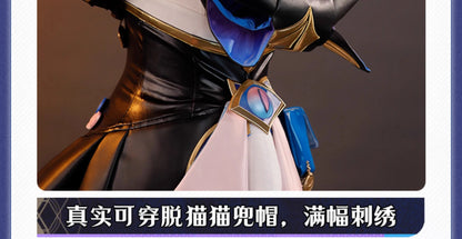 Honkai Star Rail Cipher Cosplay Costume Wig Dress Cifera Tail Amphoreus Luminous Props Halloween Party Women Girls Metal Props
