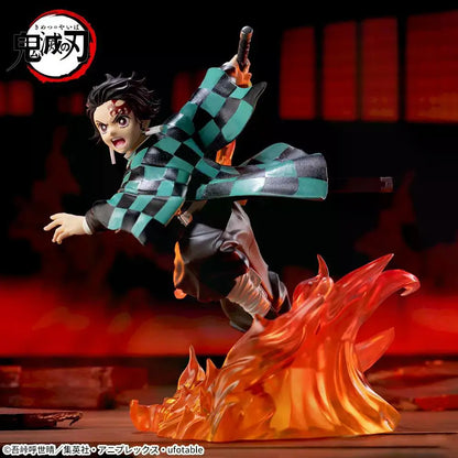 SEGA XrossLink Demon Slayer Tanjiro Kamado Akaza Tomioka 150mm PVC Model