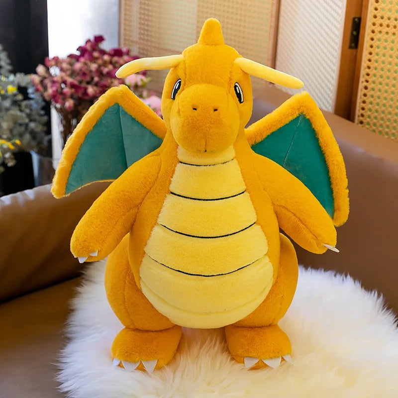 Pokemon Dragonite Plush Toy  Large Size Rabbit Plush 45/60/80cm Pokémon Plushie Animal Soft Stuffed Kawaii Toy Gift for Children