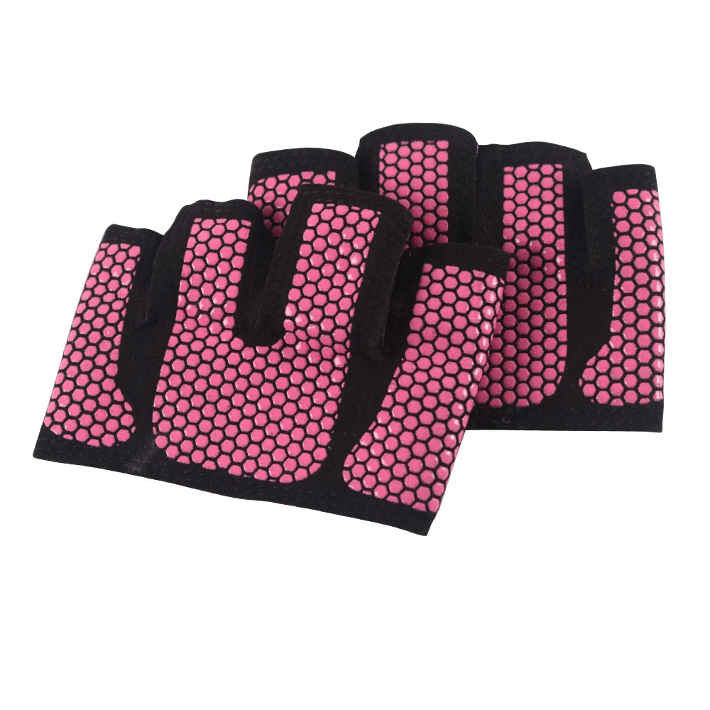 The Codex Gym Fitness Half Finger Gloves Men Women Anti-Slip Silicone Workout Weight Lifting Pull Up Hand Grip