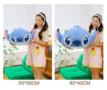 40x80cm Big Size Stitch Disney Anime Plush Stuffed Doll Cartoon Room Decoration Plush Pillow Children's Holiday Gift