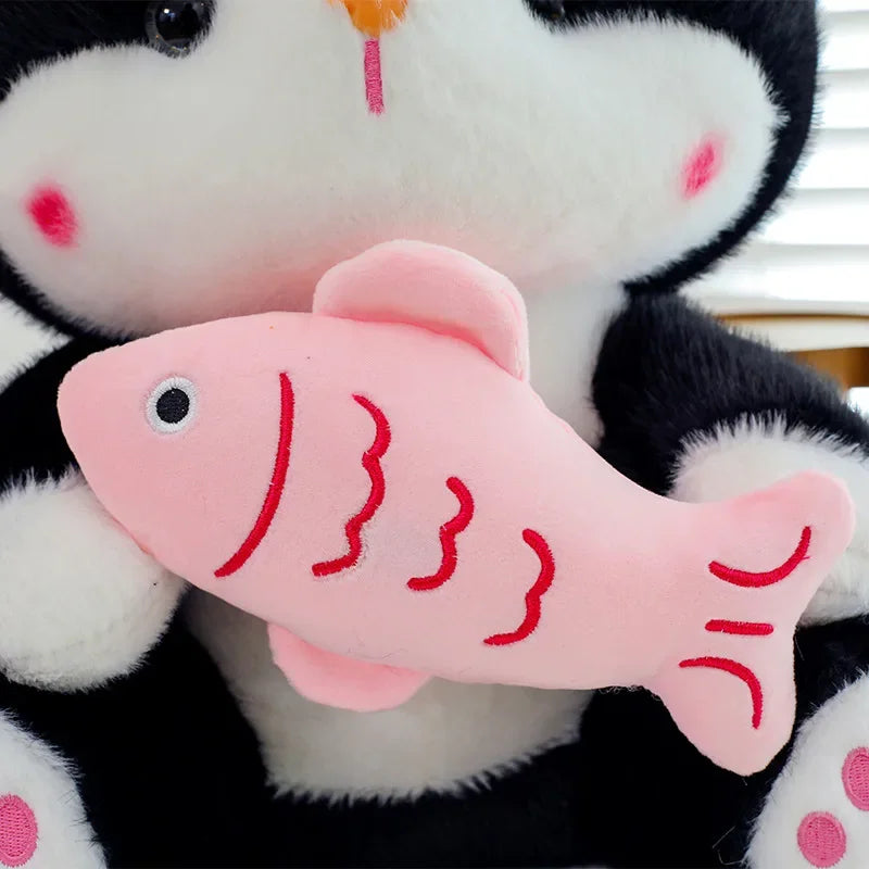 45cm Kawaii Stuffed Toys Lace Scarf Cat Plush Doll Fluffy Soft Cat Baby Doll Cute Cartoon Cat Stuffed Toy Home Decor Kid Gifts