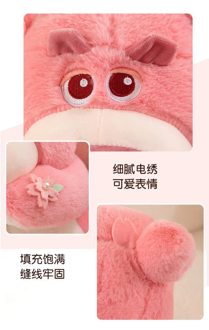 40/55/70cm Super Big Size Lotso Disney Cartoon Anime Plush Stuffed Doll Kawaii Room Decoration Plush Pillow Kids Holiday Gift
