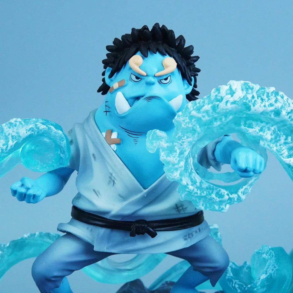 14.5cm Anime One Piece Jinbe PVC Action Figure Statue Desktop Ornament Collection Model Toy Gift