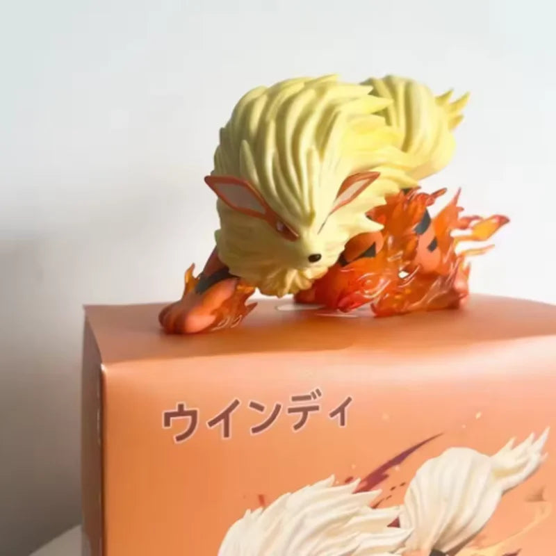 Hot 9cm PokéMon  Anime Figure Og Arcanine Action Figures Gk Figurine Kawaii Pvc Collection Ornaments Birthday Gift Toys