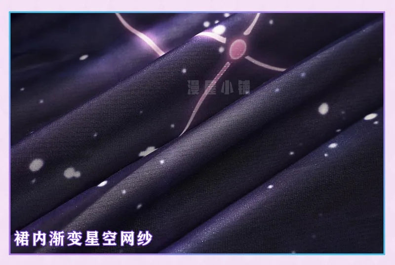 Honkai Star Rail Cyrene Cosplay Costume Wig Dress Headwear New Skin Outfit Elysia Amphoreus Carnival Halloween for Women Girls