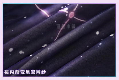 Honkai Star Rail Cyrene Cosplay Costume Wig Dress Headwear New Skin Outfit Elysia Amphoreus Carnival Halloween for Women Girls