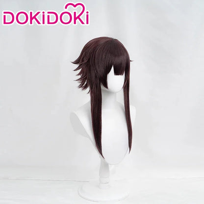 IN STOCK Meguminn Wig Anime Cosplay Wig DokiDoki Meguminn Cosplay Women Cute Long Brown Hair Heat Resistant Free Wig Cap