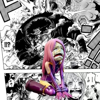 12cm Anime One Piece Figure Crying Jewelry Bonney Action Figures Egg Tip Island Pvc Collection Model Statue Toys Doll Kids Gifts