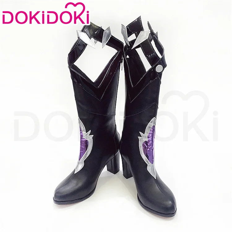 Hysilens Black Swan Cerydra Guinaifen Stelle Caelus Yanqin Cosplay Shoes Game Honkai: Star Rail DokiDoki Halloween Cosplay Shoes