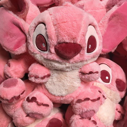 Disney Lilo&Stitch Plush Toys Kawaii Pink/Blue Soft Pillow Stuffed 30-80cm Christmas Gift for Children Anime Plushie Doll Stitch