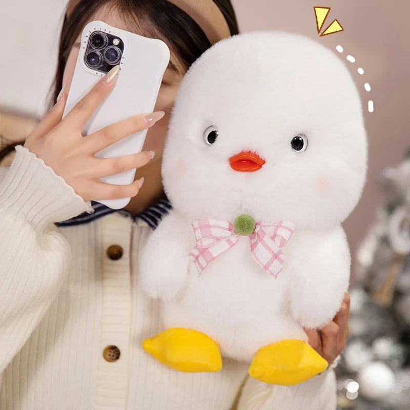 Cartoon Farm Animal Cute Duck Plush Toy Kawaii Plushies Yellow White Baby Duck Soft Doll Birthday Gift For Girl Boy