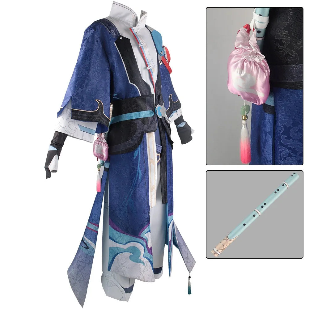 HOMCHEE TRENDS Yanqing Cosplay Costume Big Size Cotton Polyester
